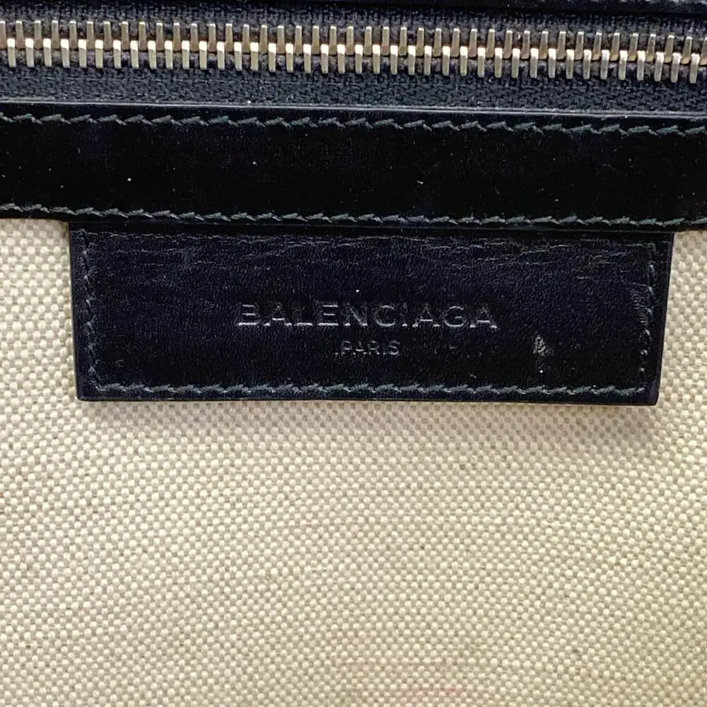 Balenciaga Marine Tote Bag Tote Bag 380690 Black White